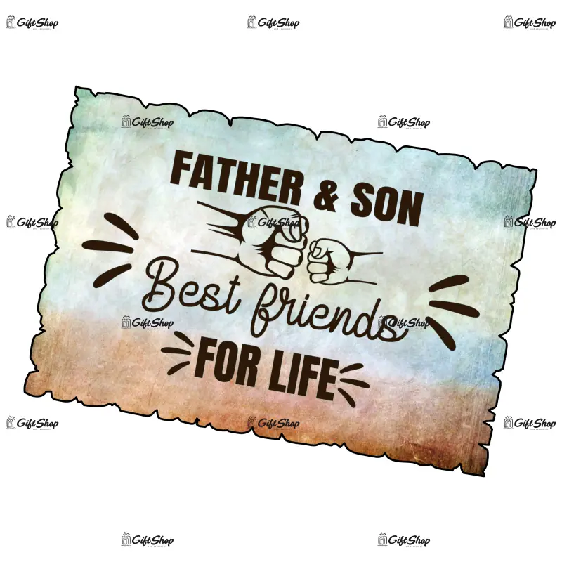 Mgs057-magnet frigider-father and sun bestfriends